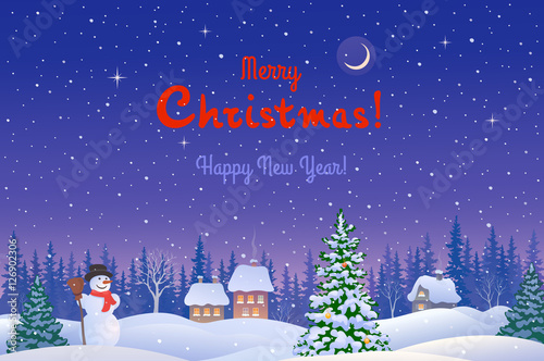 Christmas eve card