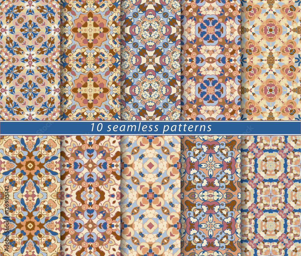 Set of seamless pattern