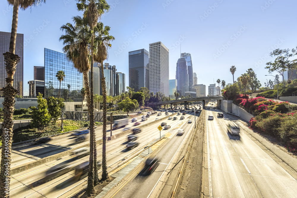 Downtown Cityscape Los Angeles, California, USA