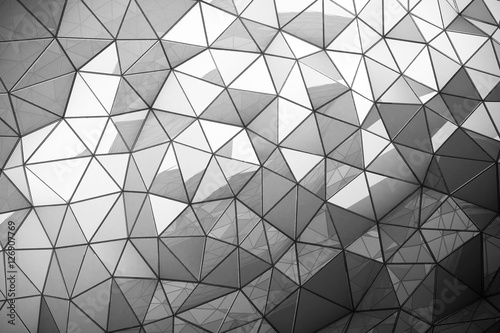 Abstract Grey polygon background. 3d render