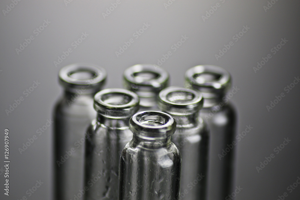 Medical test tubes set