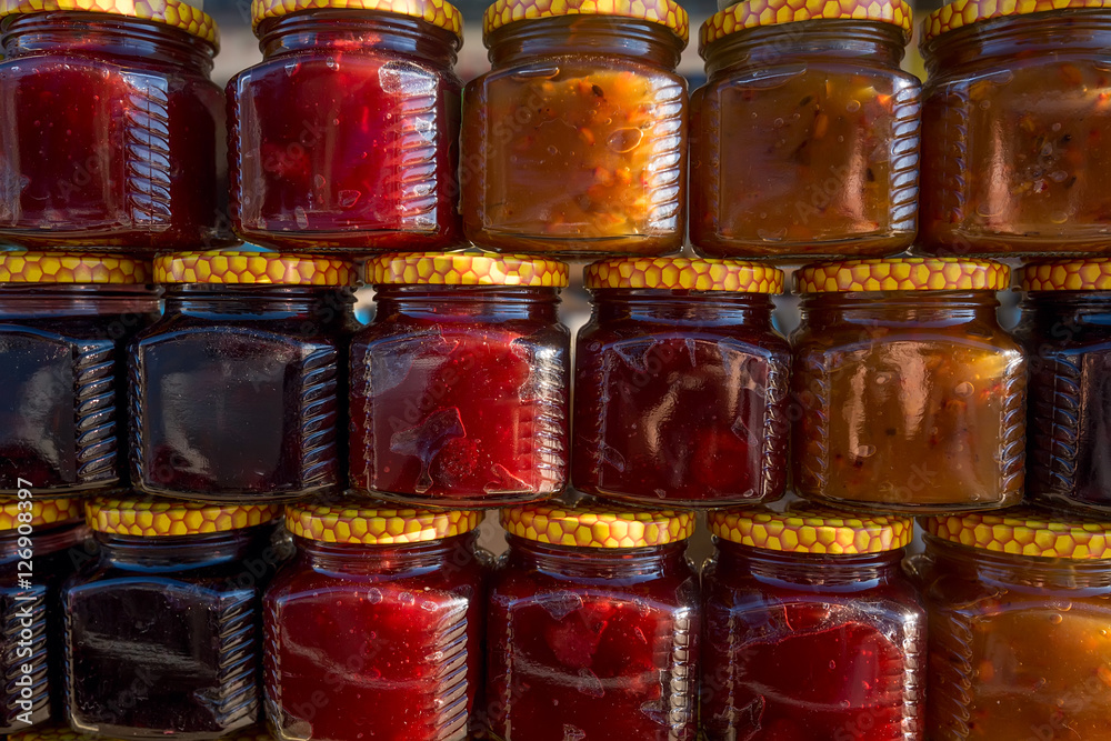 Beautiful conservation of fruits and vegetables