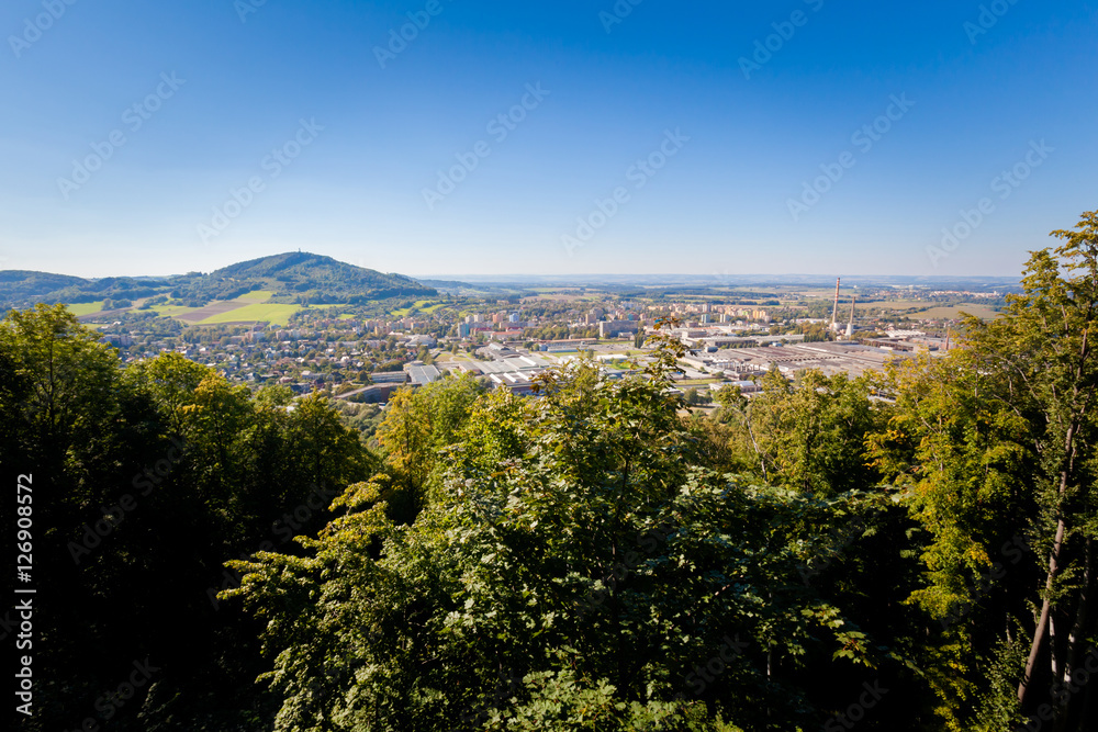 Koprivnice view from Bezrucova vyhlidka Koprivnice view from Bezrucova vyhlidka