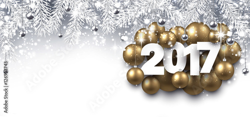 Gray 2017 New Year banner.