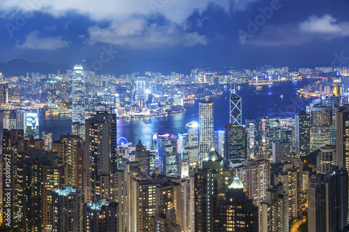 Victoria Harbor of Hong Kong © leeyiutung