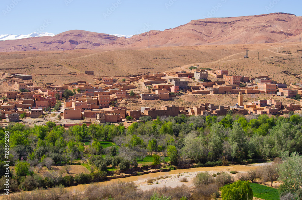 Green oasis in Morocco