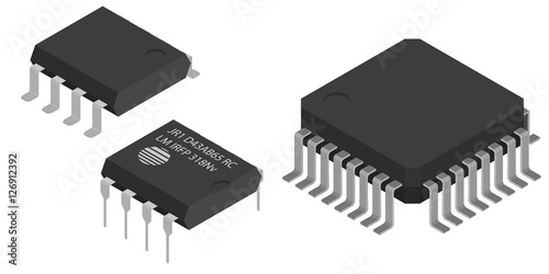 Microchips Electronic components