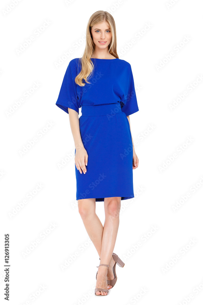 Fashion photo of young magnificent woman wearing dress Fashion photo of young magnificent woman wearing dress