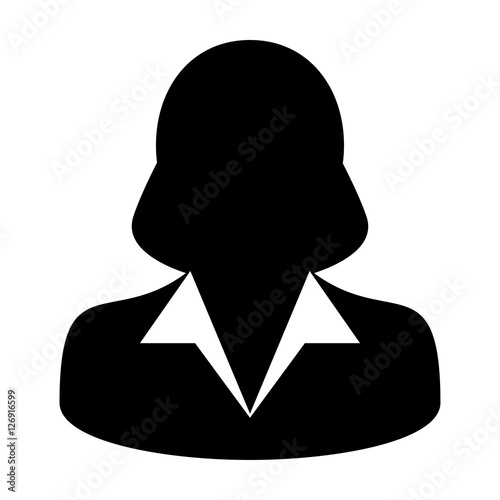 Human, Woman, Person, Avatar, User Profile Vector Icon illustration