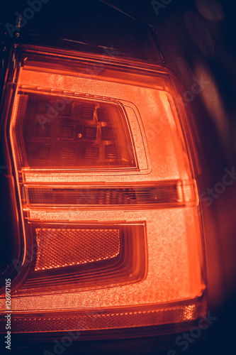 Modern car rear lights © bizoo_n