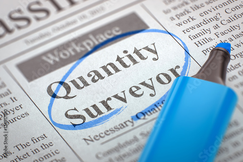 Konstfotografi Quantity Surveyor Wanted. 3D.