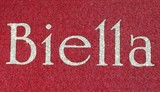 biella Written of an Italian City with glitter font