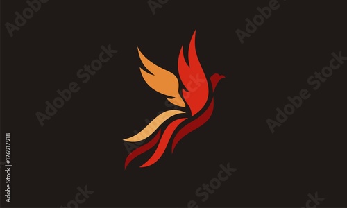 Phoenix logo template bird Eagle