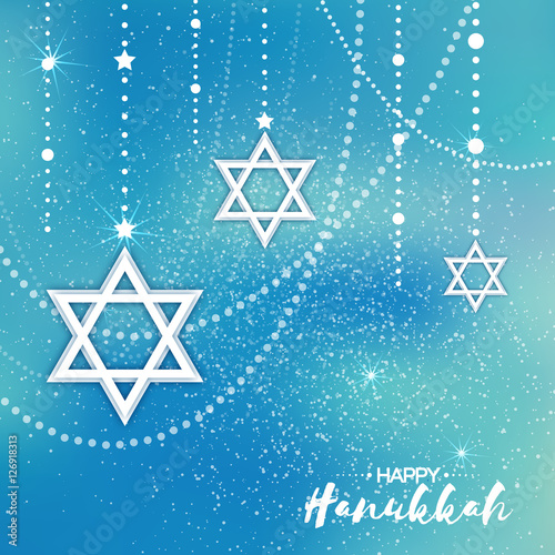 Origami Star of David. Happy Hanukkah.
