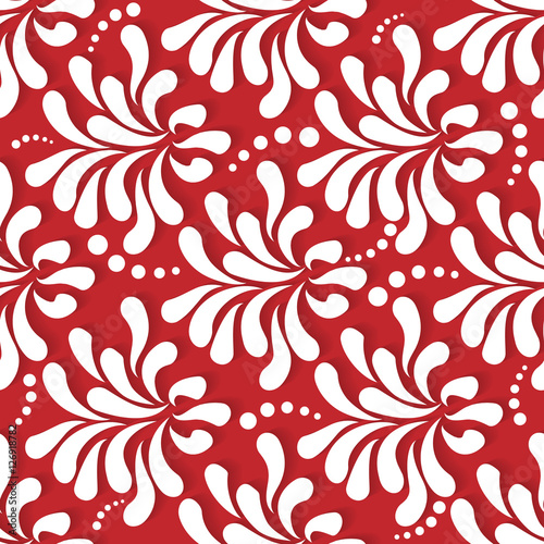 Vector seamless floral background. Pattern for design, brochures. Eps10