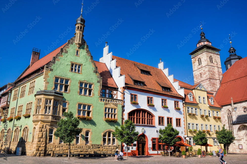 Schmalkalden, Rathaus und Georgskirche