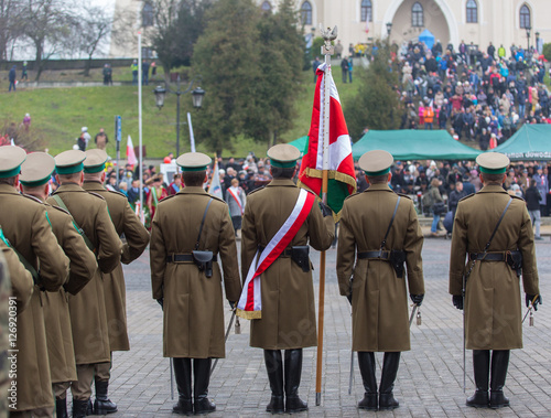 Army parade , Polish soldiers, Polish Army Day, November 11 Polish Independence Day 



