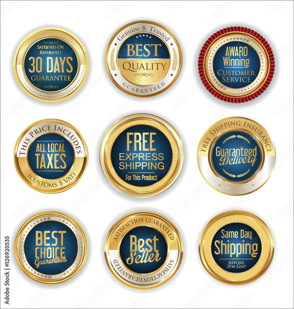 Free shipping and best quality golden labels collection Free shipping and best quality golden labels collection