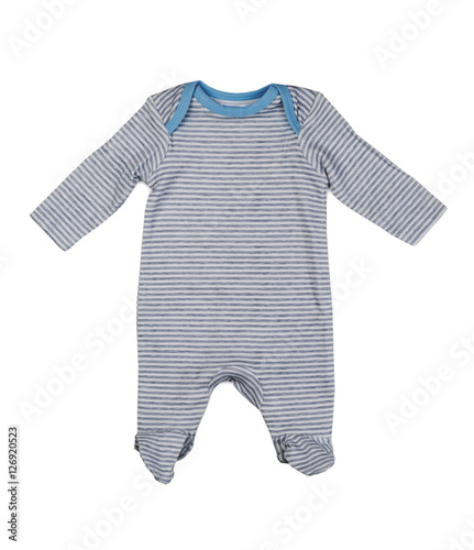 Grey rompers, isolate photo
