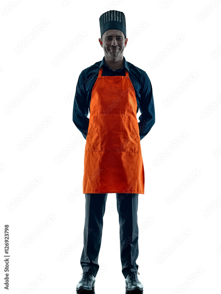 man cooking chef silhouette isolated man cooking chef silhouette isolated