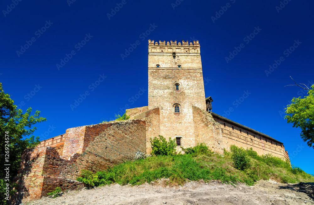 View of Lubart Castle in Lutsk - Ukraine