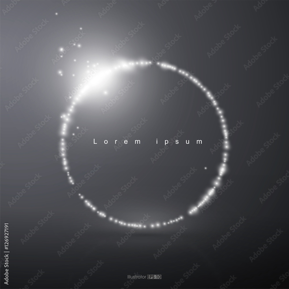 Abstract light, circular, vector illustration Abstract light, circular, vector illustration