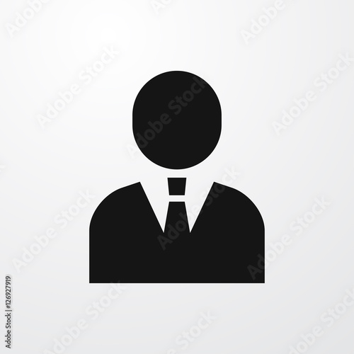 businessman icon illustration