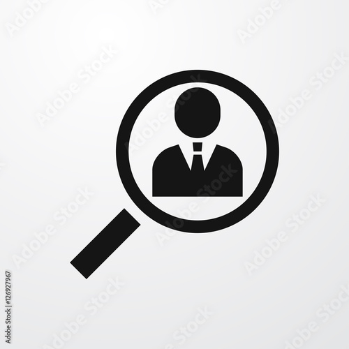 user search icon illustration