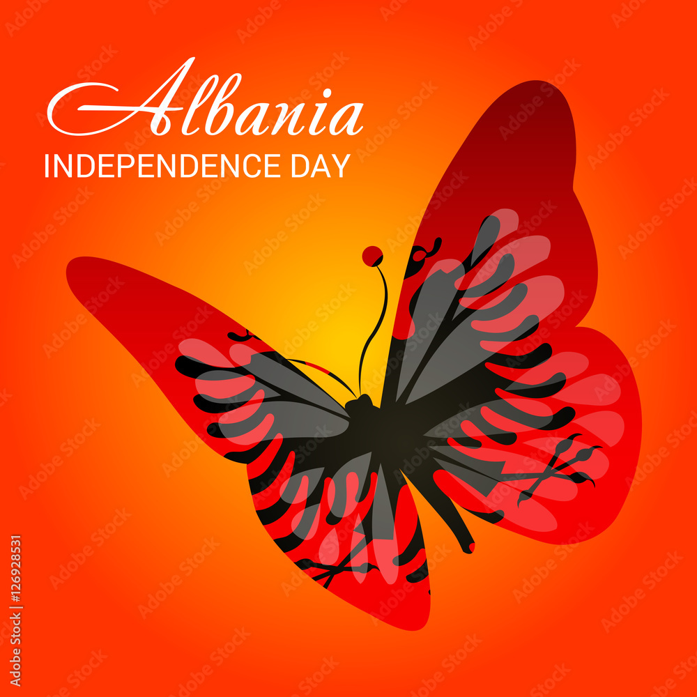 Albania Independence Day. Stock Illustration Adobe Stock
