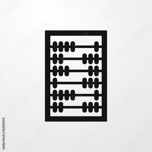 abacus icon illustration