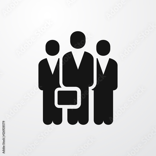 businessman group icon illu...