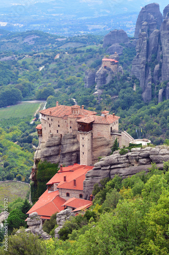 Monastery Roussanov  Meteora  Greece