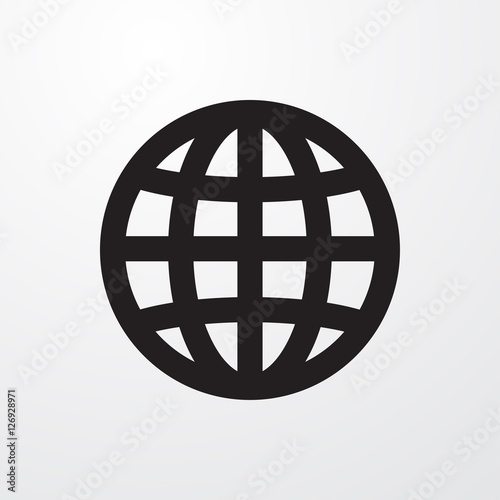 globe icon illustration
