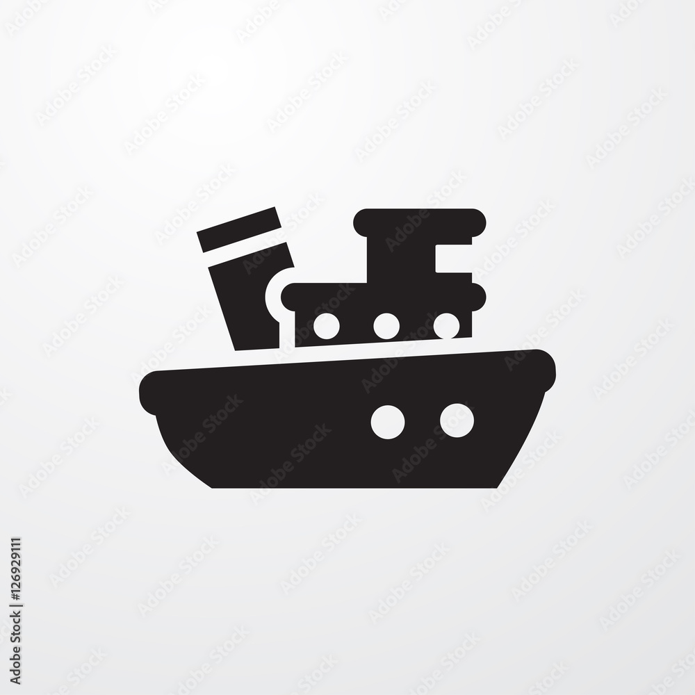 ship icon illustration