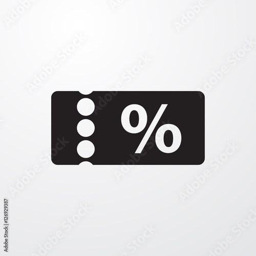 ticket on sale icon illustr...