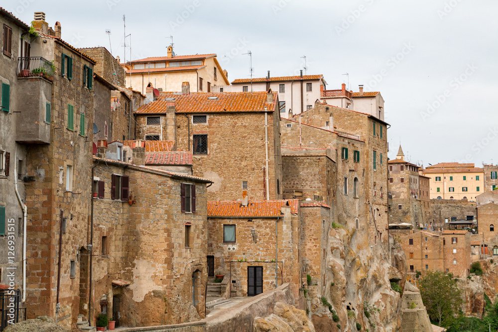 Pitigliano charming medieval town