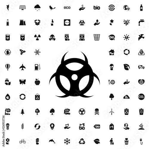 hazard icon illustration
