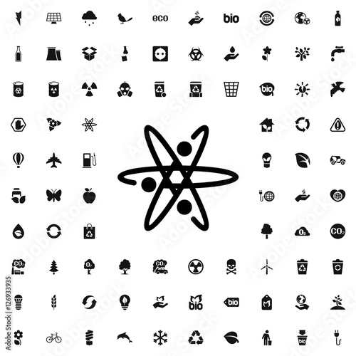 atom icon illustration