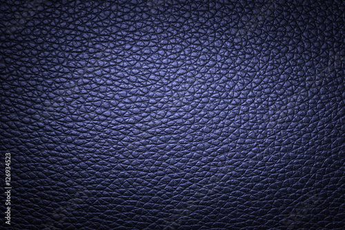 Blue leather texture or leather background. Leather sheet for making leather bag, leather jacket, furniture and other. Abstract leather pattern for design with copy space for text or image.