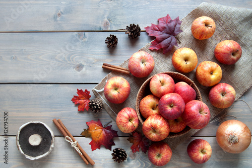 Autumn still life background