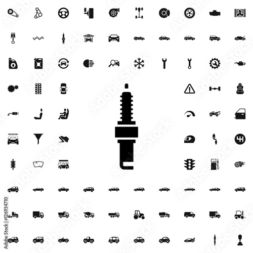 spark plug icon illustration