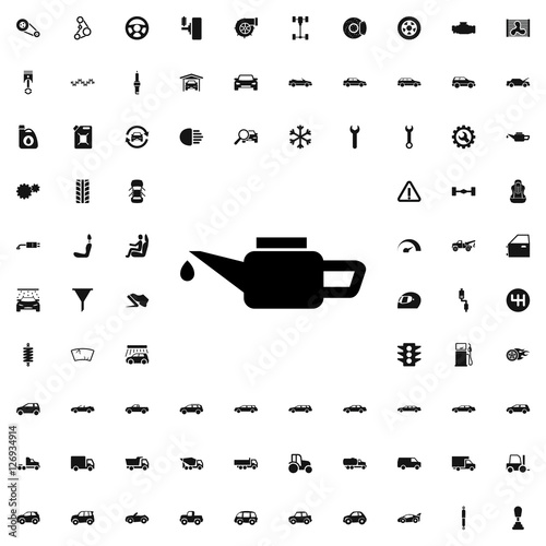 machine oil icon illustration