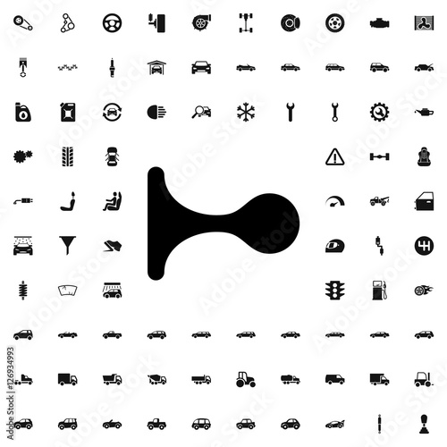 car horn icon illustration