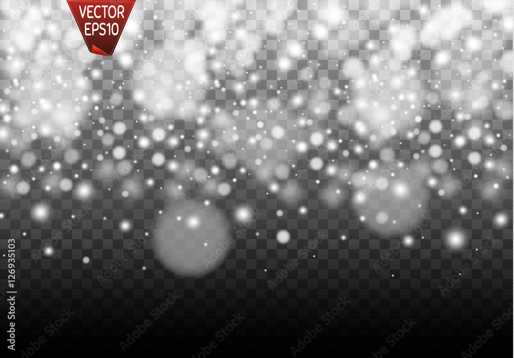 Obraz premium Vector glowing stars, lights and sparkles. Transparent effects