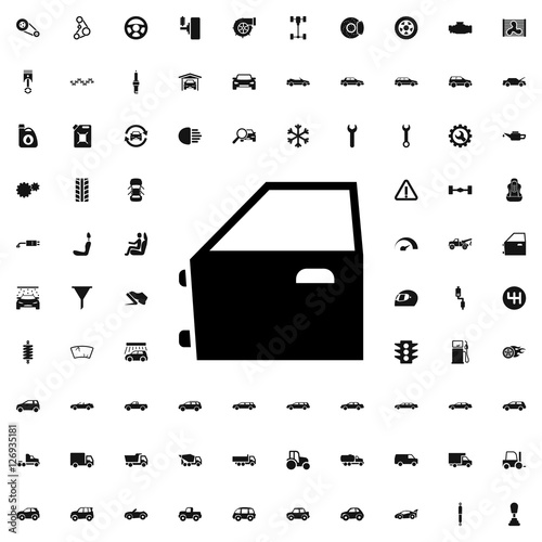 car door icon illustration