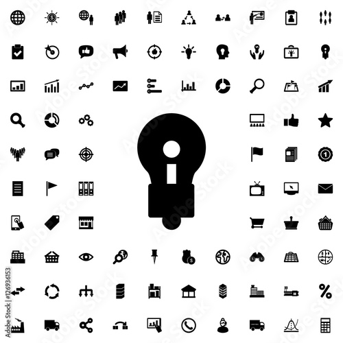 keyhole icon illustration