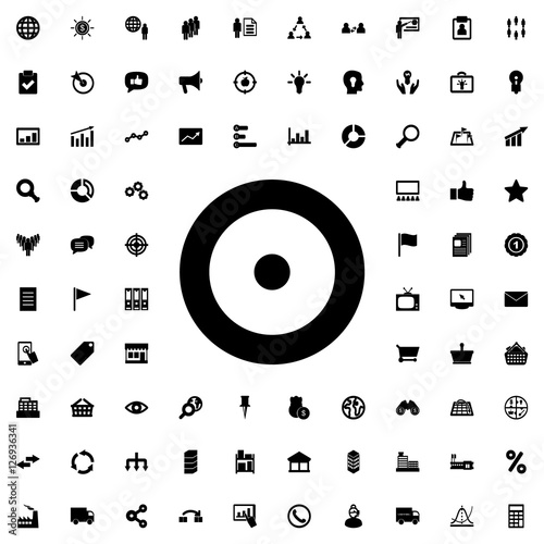 target icon illustration