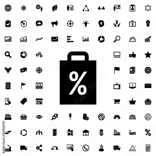 shopping sale icon illustra...
