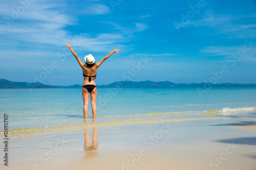  woman relax on the beach