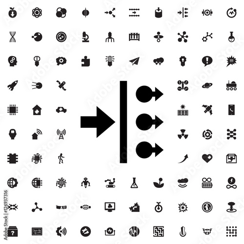 atom move icon illustration